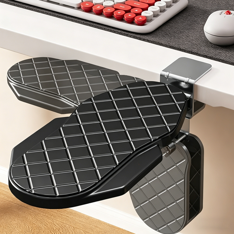 Bracciolo ergonomico da scrivania con morsetto