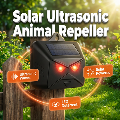 Repellente per animali da esterno a energia solare