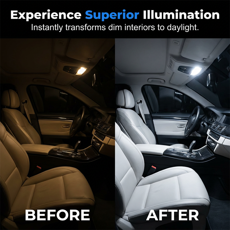 Kit luci LED interne universali per auto da 20 pezzi