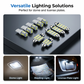 Kit luci LED interne universali per auto da 20 pezzi