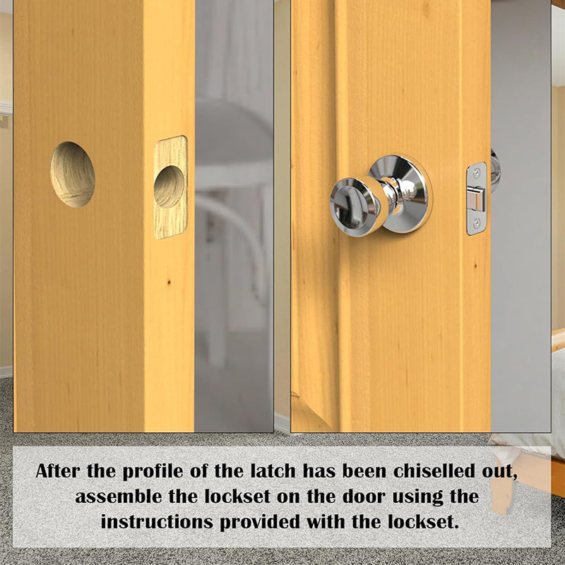 Utensile per installazione serratura porta