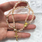 Bracciale Rosario a Doppio Giro con Perline