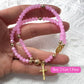 Bracciale Rosario a Doppio Giro con Perline