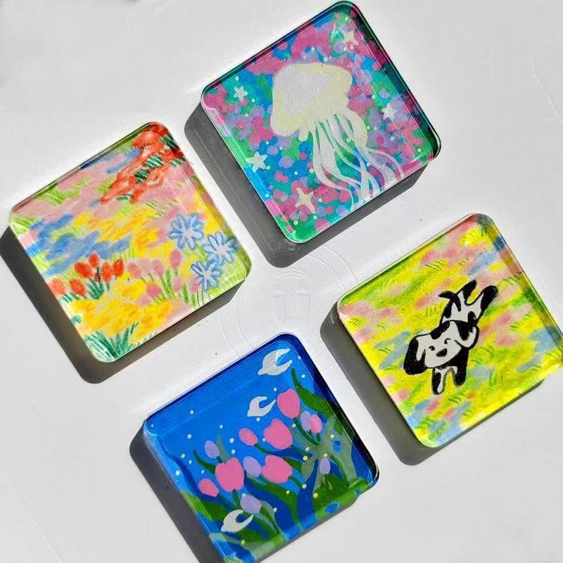 Kit creativo e decorativo fai-da-te per magneti da frigo