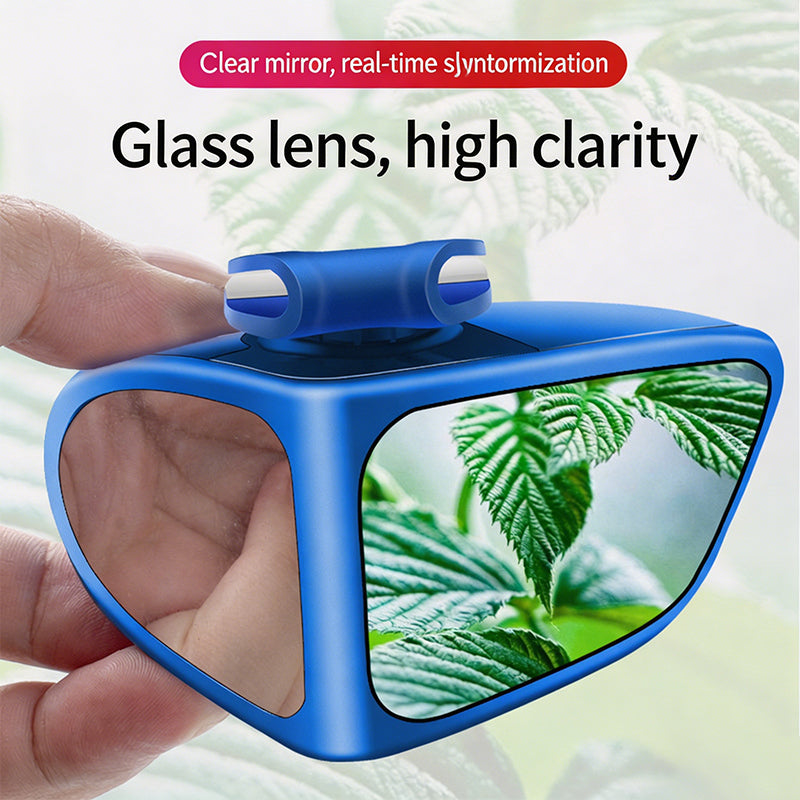 Specchietto retrovisore per angolo cieco con doppia lente e regolazione a 360°