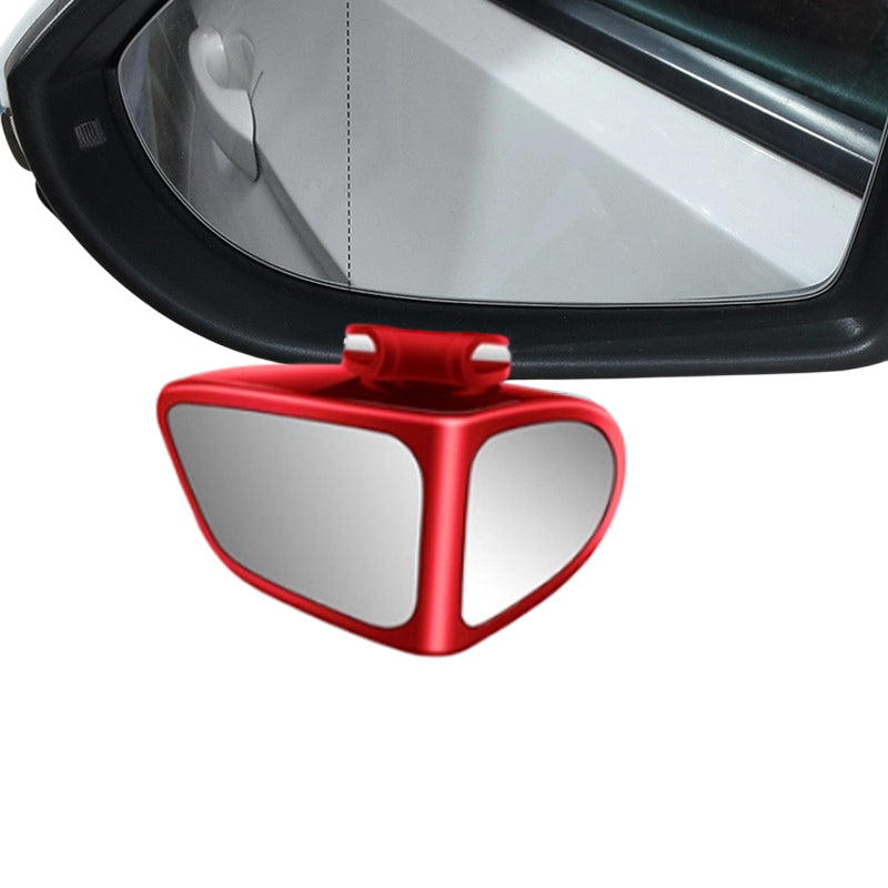 Specchietto retrovisore per angolo cieco con doppia lente e regolazione a 360°