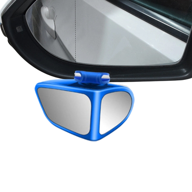 Specchietto retrovisore per angolo cieco con doppia lente e regolazione a 360°