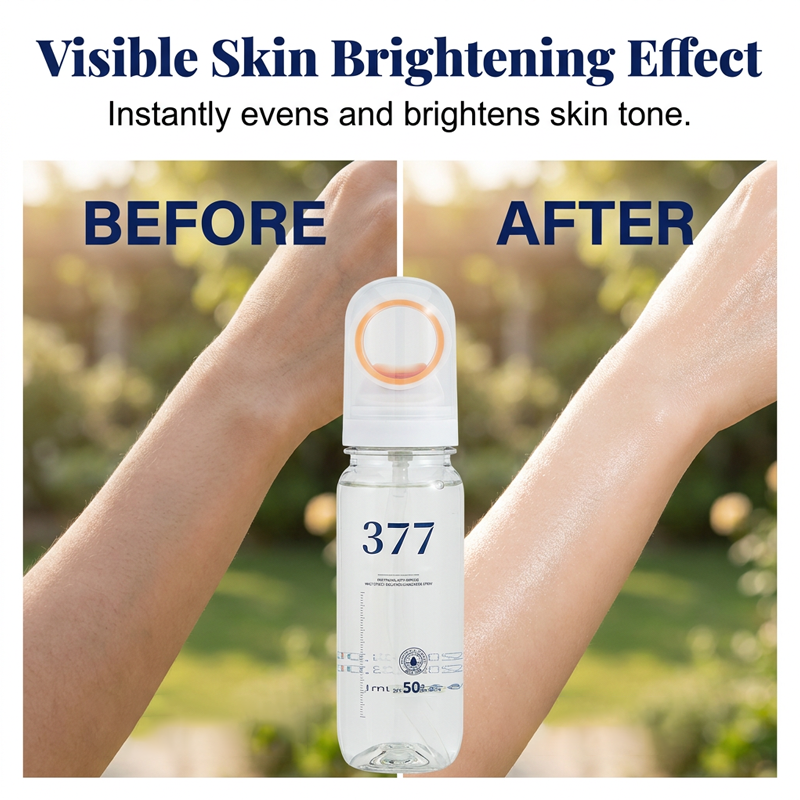 Spray solare schiarente e antirughe SPF 50+