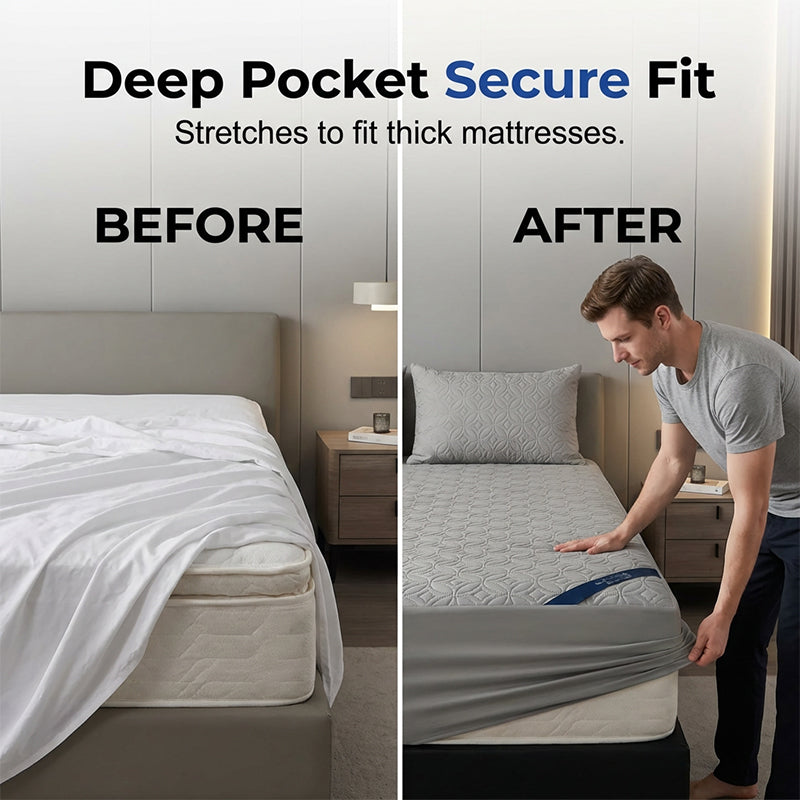 🛏️ Tapis de protection premium – résistant à l'eau, à l'activité physique et aux substances nocives – protège contre les allergies, les allergies et les allergies – idéal pour les allergies, les enfants et les ménages ✨🛡️