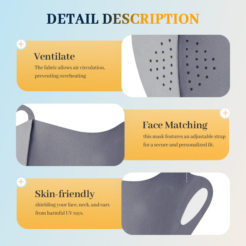 Maschera Protettiva Traspirante Integrale Anti-UV