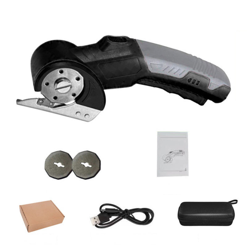 Kit Forbici Elettriche per Tessuto, Ricaricabili e Senza Fili, Taglierina Portatile