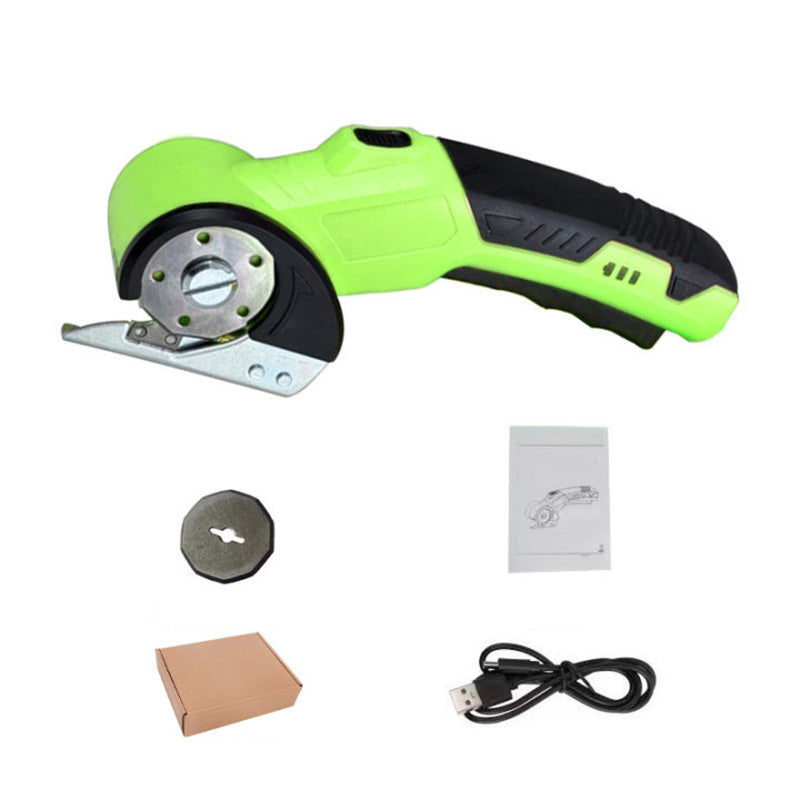 Kit Forbici Elettriche per Tessuto, Ricaricabili e Senza Fili, Taglierina Portatile