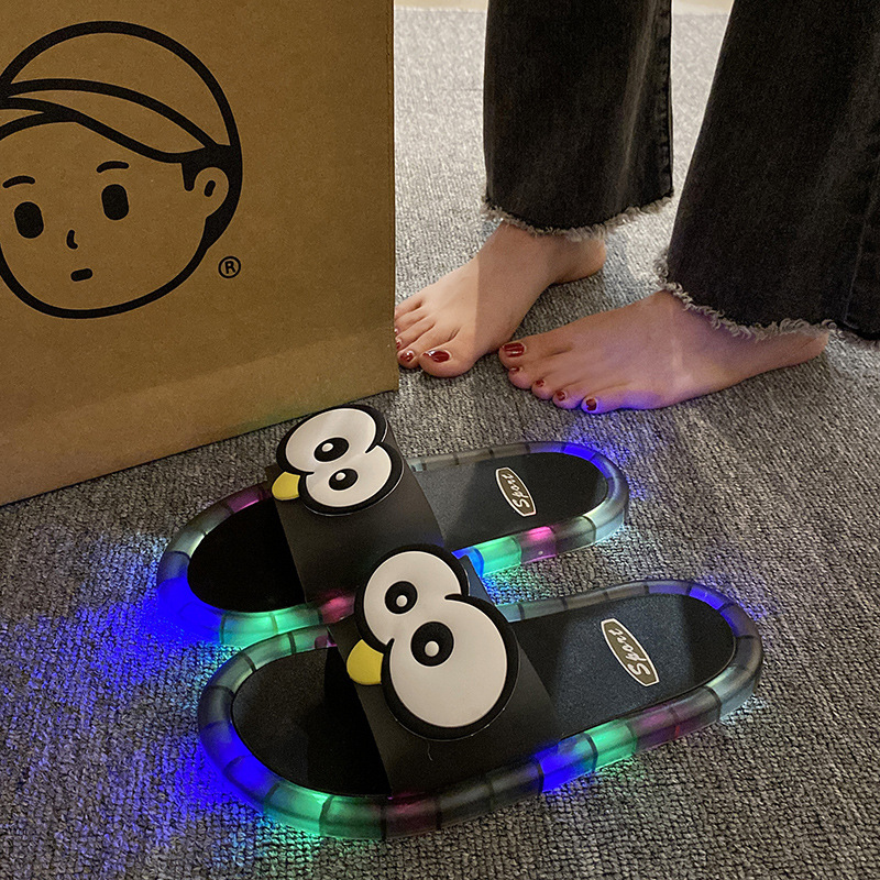 LED Light-Up Cartoon Slippers