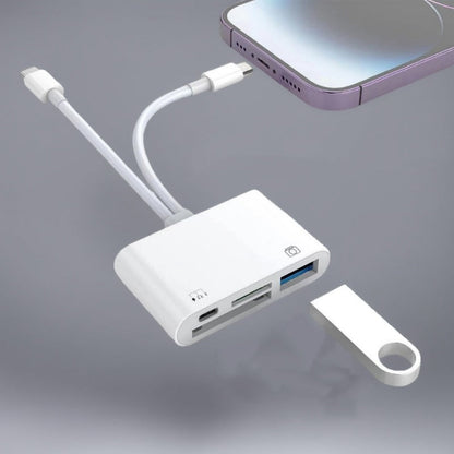 Lettore di Schede di Memoria 3 in 1 USB-C per SD e MicroSD