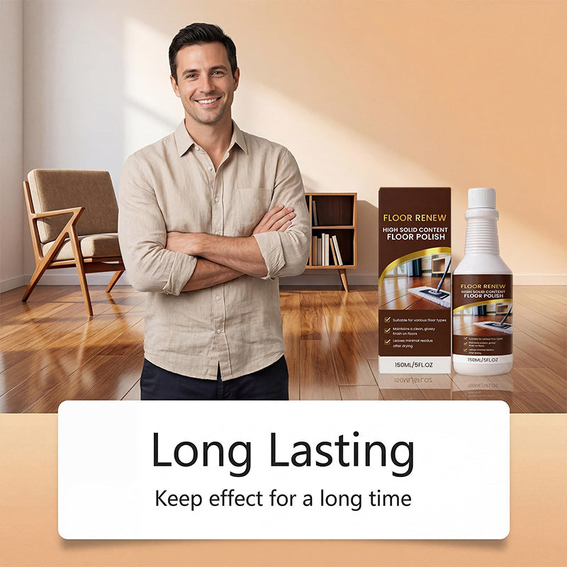 ⏰🔥OFFERTA LIMITATA 50% DI SCONTO! 🧴 Lucidante e Restauratore per Pavimenti ad Alto Contenuto Solido – Ripristina la Lucentezza, Protegge i Pavimenti e Rimuove i Graffi Senza Sforzo ✨🏠