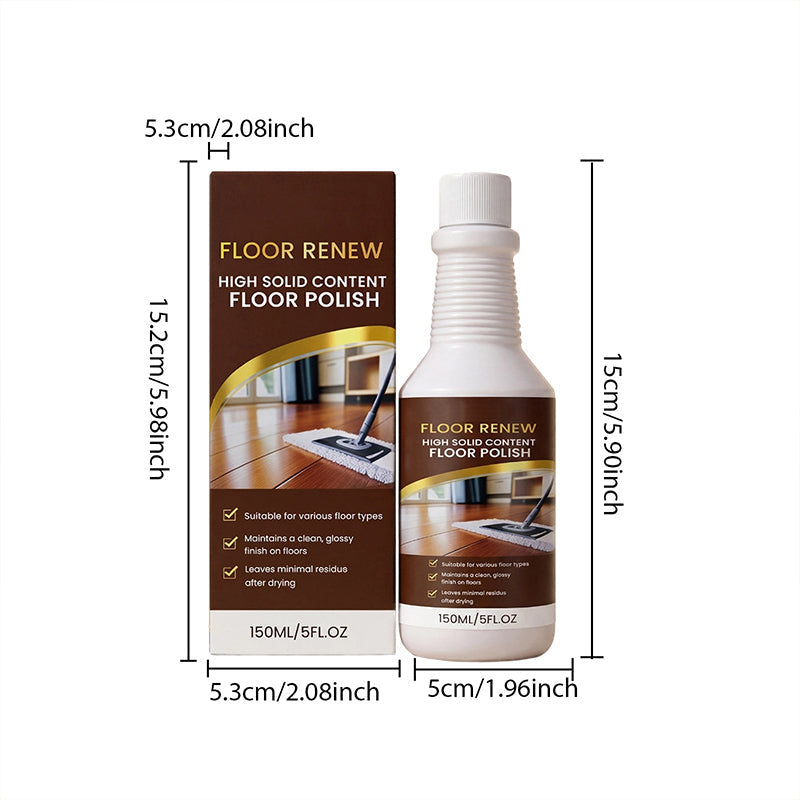 ⏰🔥OFFERTA LIMITATA 50% DI SCONTO! 🧴 Lucidante e Restauratore per Pavimenti ad Alto Contenuto Solido – Ripristina la Lucentezza, Protegge i Pavimenti e Rimuove i Graffi Senza Sforzo ✨🏠