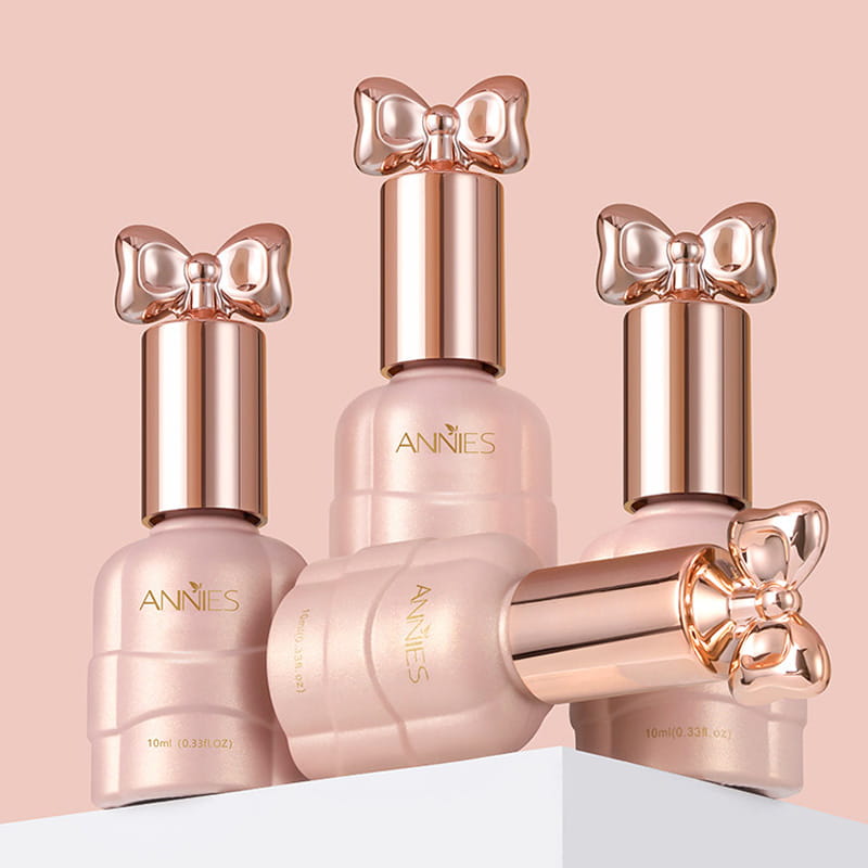 Set di Smalti per Unghie Glitter Bicolore Glamoroso