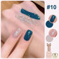 Set di Smalti per Unghie Glitter Bicolore Glamoroso