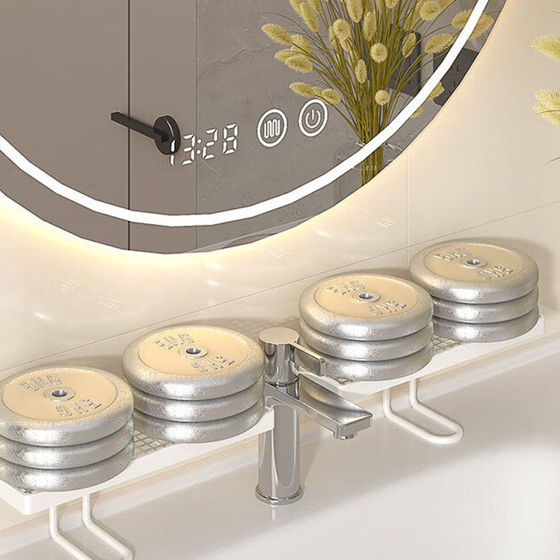 🔥50% di Sconto Offerta Limitata! 💦 Addio al Disordine e al Calcare sul Piano Lavandino 🔥 Mensola Organizer per Lavandino da Appoggio sul Rubinetto