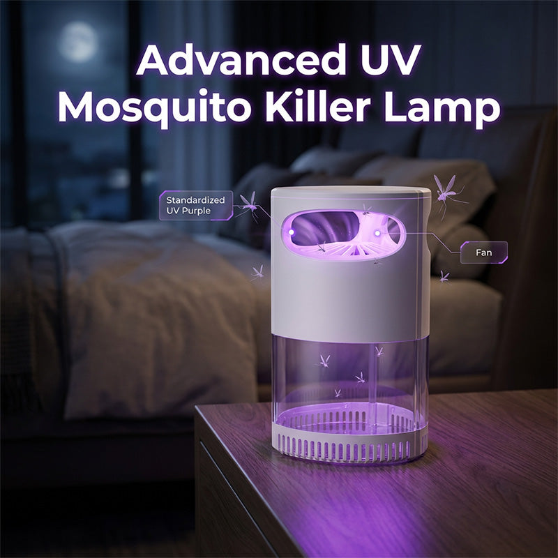🔥OFFERTA IMPERDIBILE 💥50K+ venduti! 🦟 60% DI SCONTO! Lampada UV Antizanzare – silenziosa, USB, senza sostanze chimiche. 🔇🌙