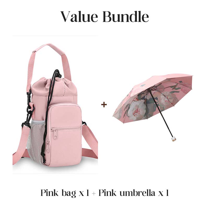 Borsa Porta Borraccia Multifunzionale con Tasche