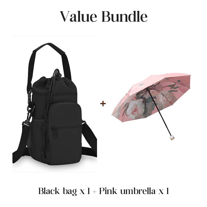 Borsa Porta Borraccia Multifunzionale con Tasche