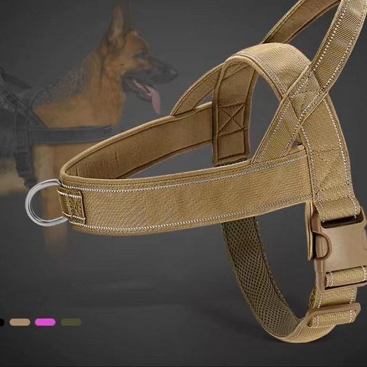 Imbracatura tattica per cani resistente con maniglia