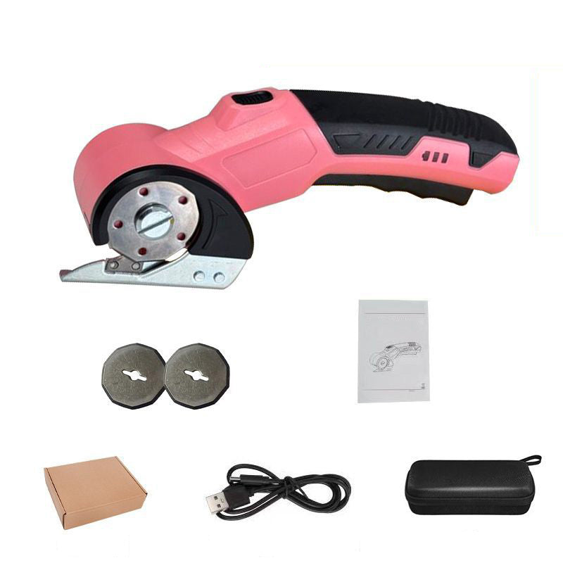 Kit Forbici Elettriche per Tessuto, Ricaricabili e Senza Fili, Taglierina Portatile