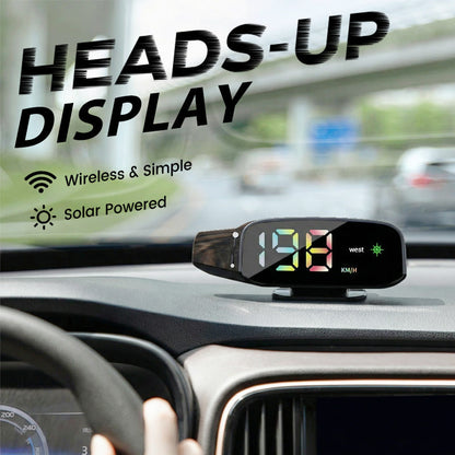 Contachilometri HUD per auto a energia solare