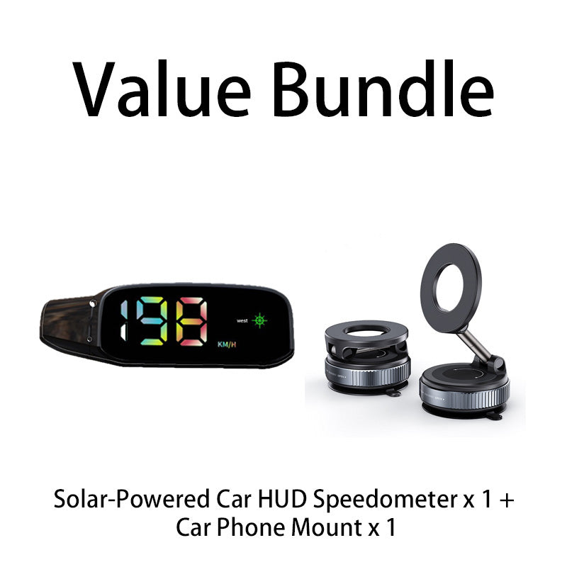 Contachilometri HUD per auto a energia solare