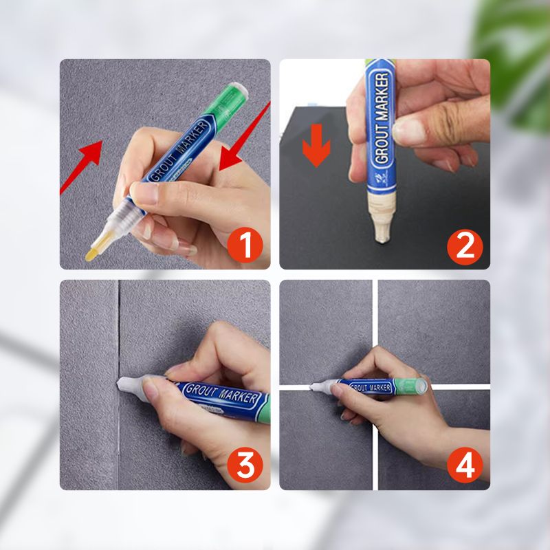 Penna per Vernice Impermeabile per Fughe delle Piastrelle