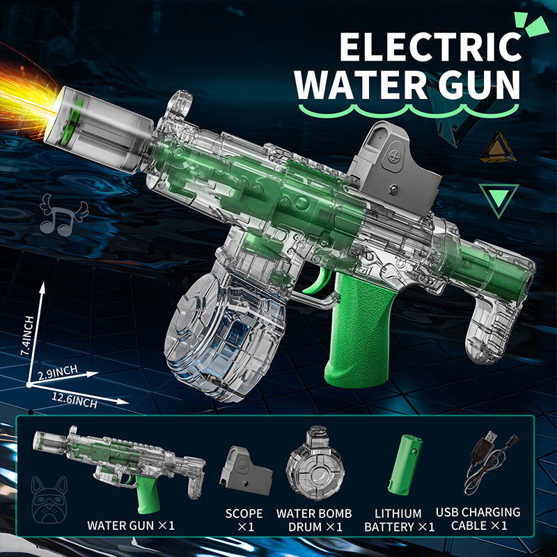 Pistola ad Acqua Elettrica Automatica con Caricatore a Tamburo