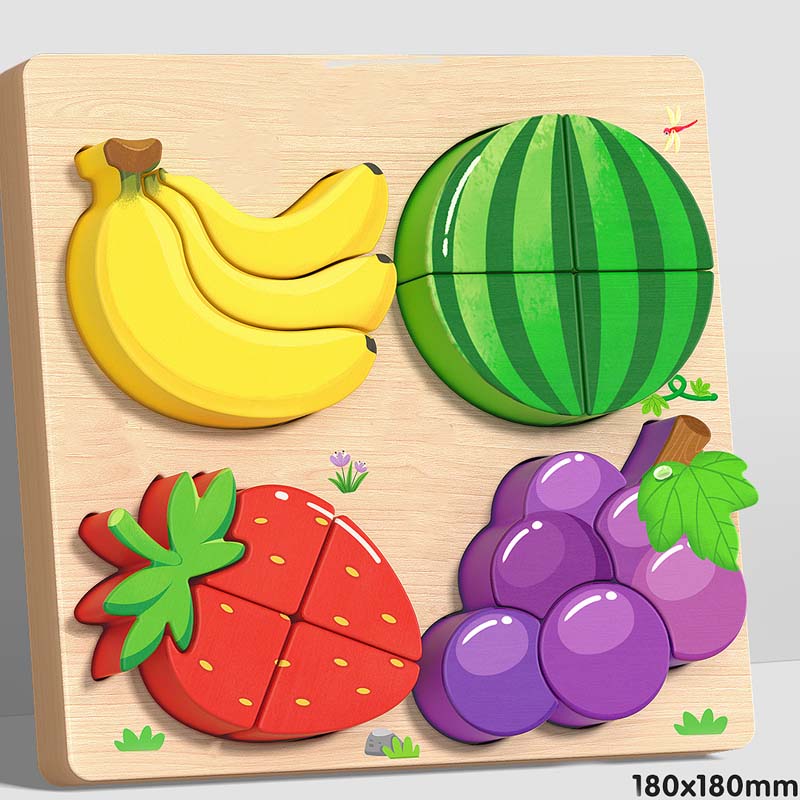 Puzzle 3D in Legno Educativo