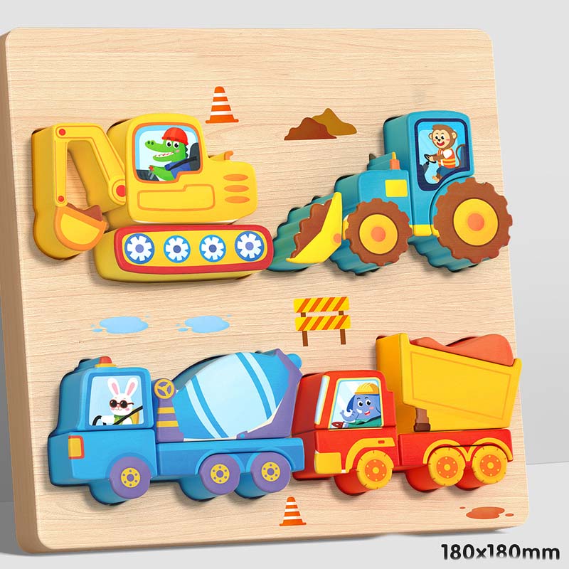 Puzzle 3D in Legno Educativo