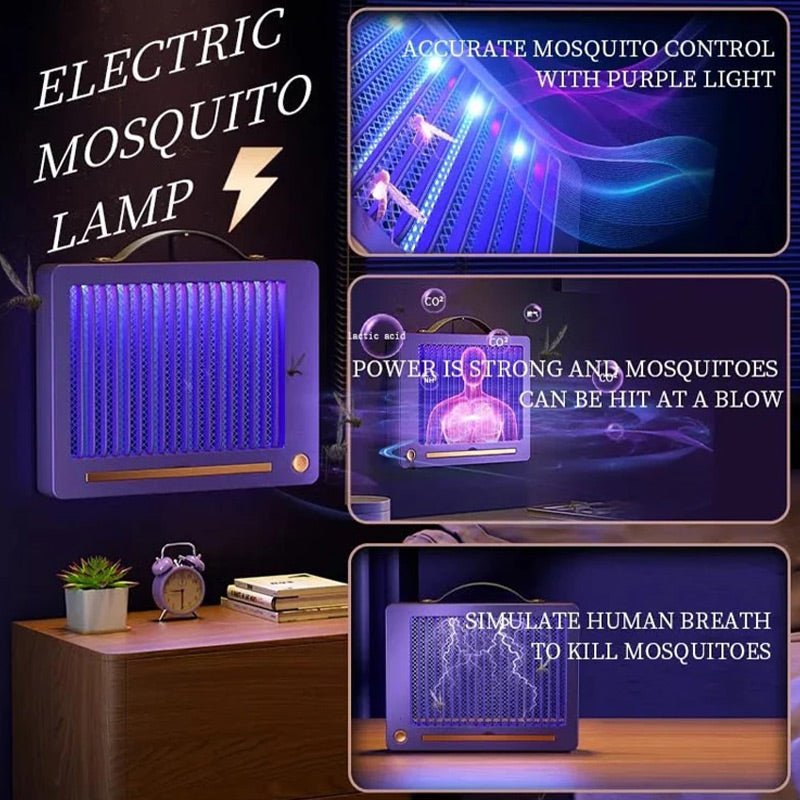 Lampada elettrica antizanzare da parete