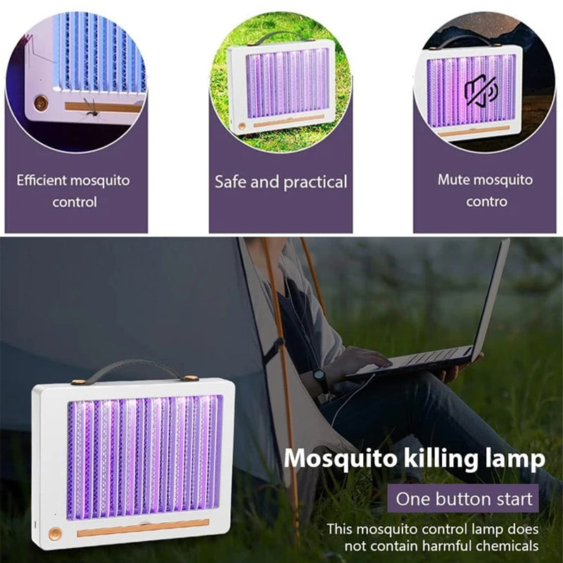 Lampada elettrica antizanzare da parete