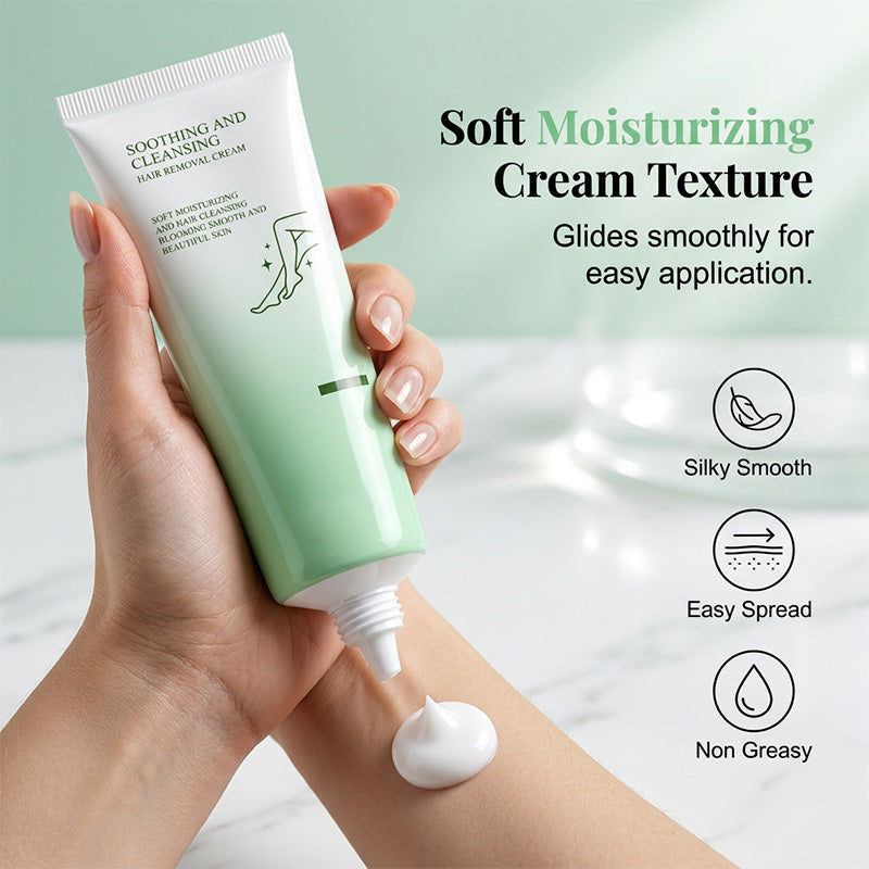 Crema depilatoria lenitiva per pelle liscia