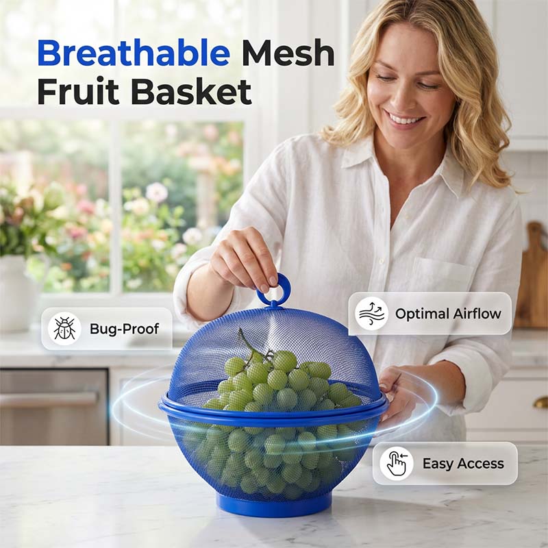 Cestino per frutta con coperchio