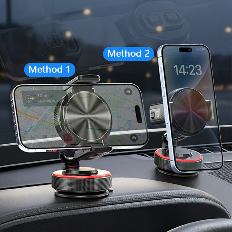 📢📢 50% DI SCONTO ORA! ⏰ Supporto Auto Magnetico con Ventosa – Magneti N55, Rotazione 1080° & Montaggio Rapido – Perfetto per una Guida Sicura 🔧✨