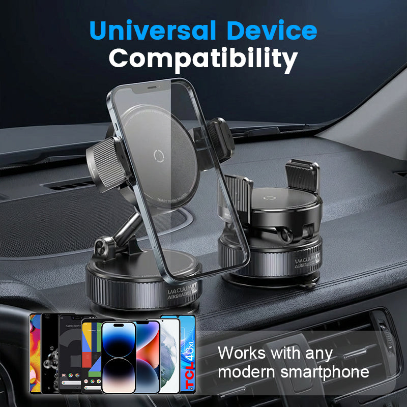 📢📢 50% DI SCONTO ORA! ⏰ Supporto Auto Magnetico con Ventosa – Magneti N55, Rotazione 1080° & Montaggio Rapido – Perfetto per una Guida Sicura 🔧✨