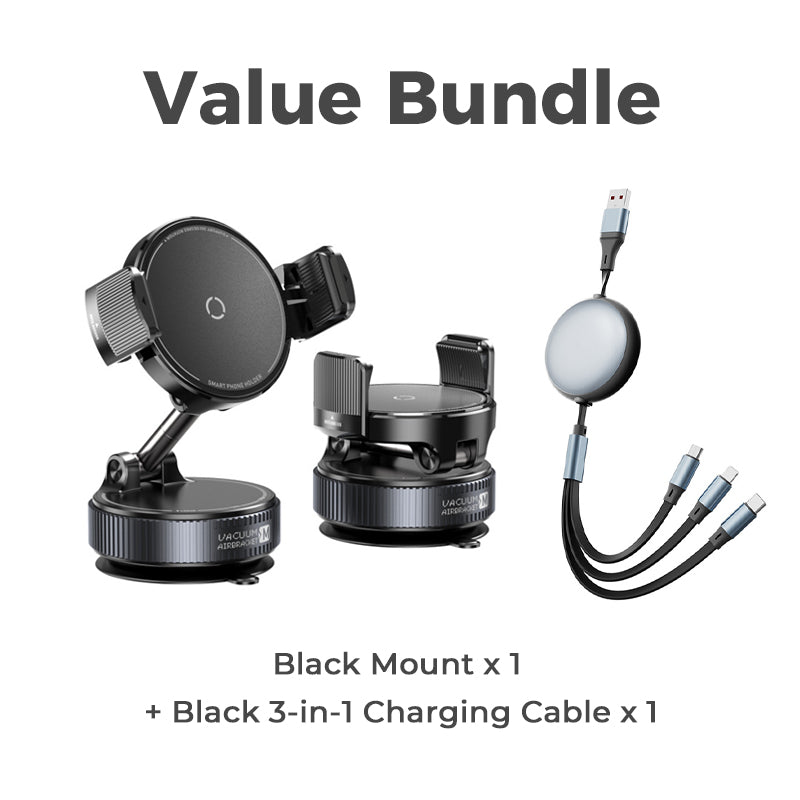 📢📢 50% DI SCONTO ORA! ⏰ Supporto Auto Magnetico con Ventosa – Magneti N55, Rotazione 1080° & Montaggio Rapido – Perfetto per una Guida Sicura 🔧✨
