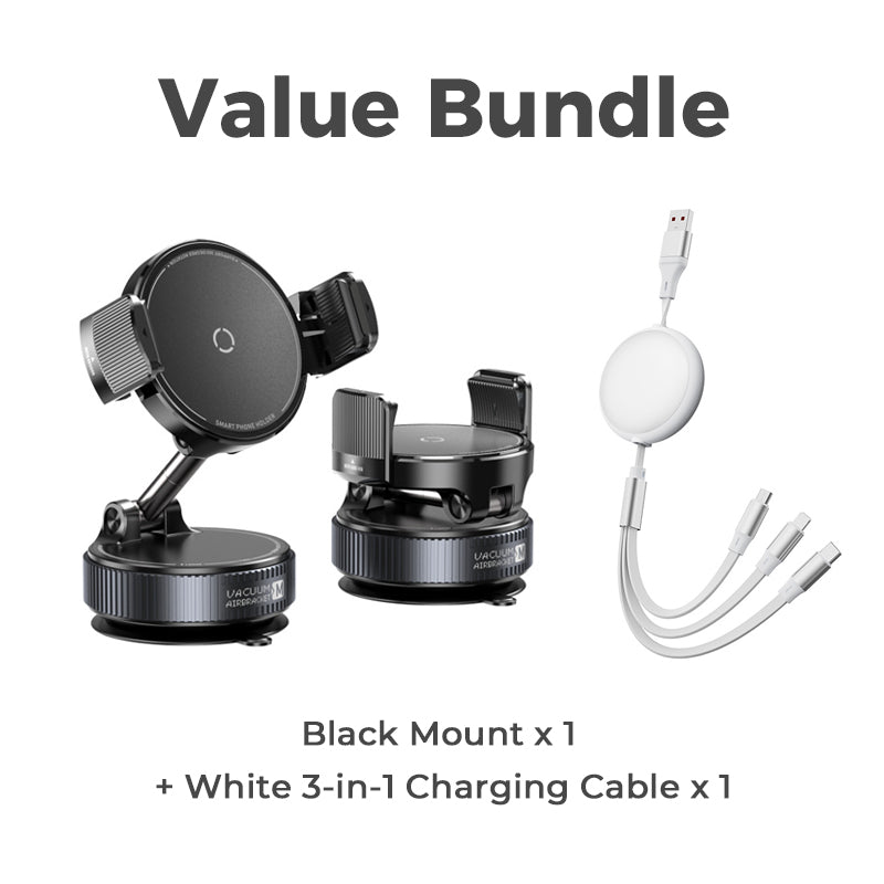 📢📢 50% DI SCONTO ORA! ⏰ Supporto Auto Magnetico con Ventosa – Magneti N55, Rotazione 1080° & Montaggio Rapido – Perfetto per una Guida Sicura 🔧✨