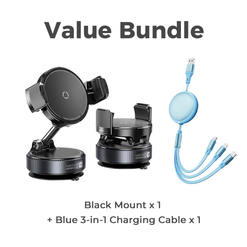 📢📢 50% DI SCONTO ORA! ⏰ Supporto Auto Magnetico con Ventosa – Magneti N55, Rotazione 1080° & Montaggio Rapido – Perfetto per una Guida Sicura 🔧✨