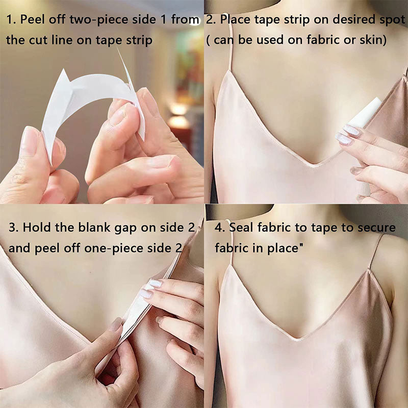 Nastro biadesivo per reggiseno