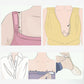 Nastro biadesivo per reggiseno