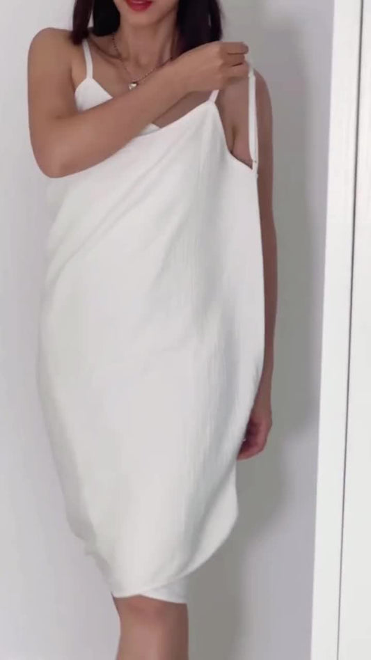 Asciugamano da bagno con spalline da donna