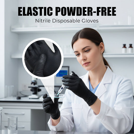 🧪🛡️ Sconto del 50%! Dì addio ai guanti che si rompono in cinque minuti! Questi guanti in nitrile rinforzato sono resistenti agli acidi e agli oli: è come indossare un'armatura traspirante!