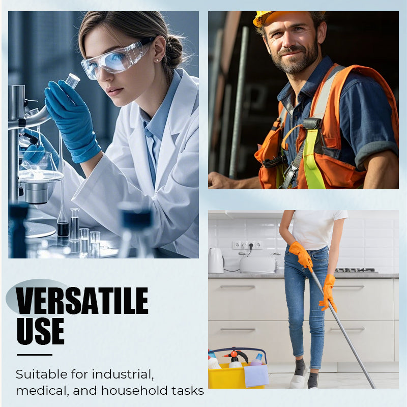 🧪🛡️ Sconto del 50%! Dì addio ai guanti che si rompono in cinque minuti! Questi guanti in nitrile rinforzato sono resistenti agli acidi e agli oli: è come indossare un'armatura traspirante!