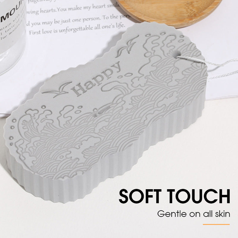 🛁Spugna da bagno morbida in PVA✨Texture delicata sulla pelle, anche quella sensibile. Altamente elastica, doppia superficie per pulire sporco e sudore. Si asciuga velocemente, senza cattivi odori.