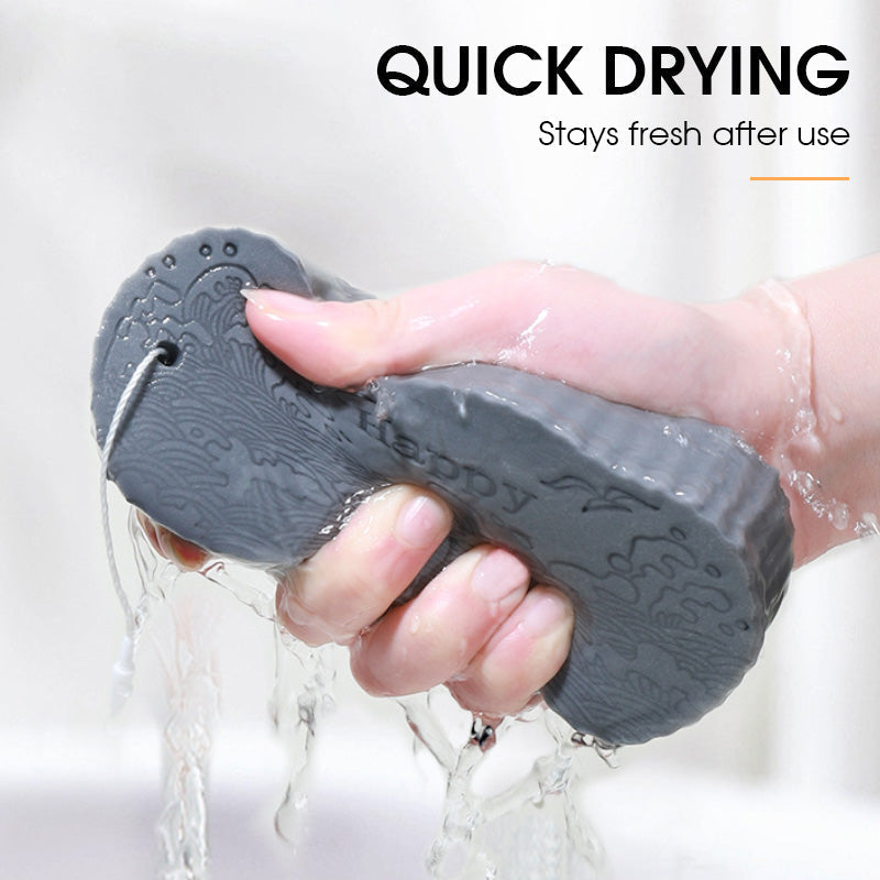 🛁Spugna da bagno morbida in PVA✨Texture delicata sulla pelle, anche quella sensibile. Altamente elastica, doppia superficie per pulire sporco e sudore. Si asciuga velocemente, senza cattivi odori.